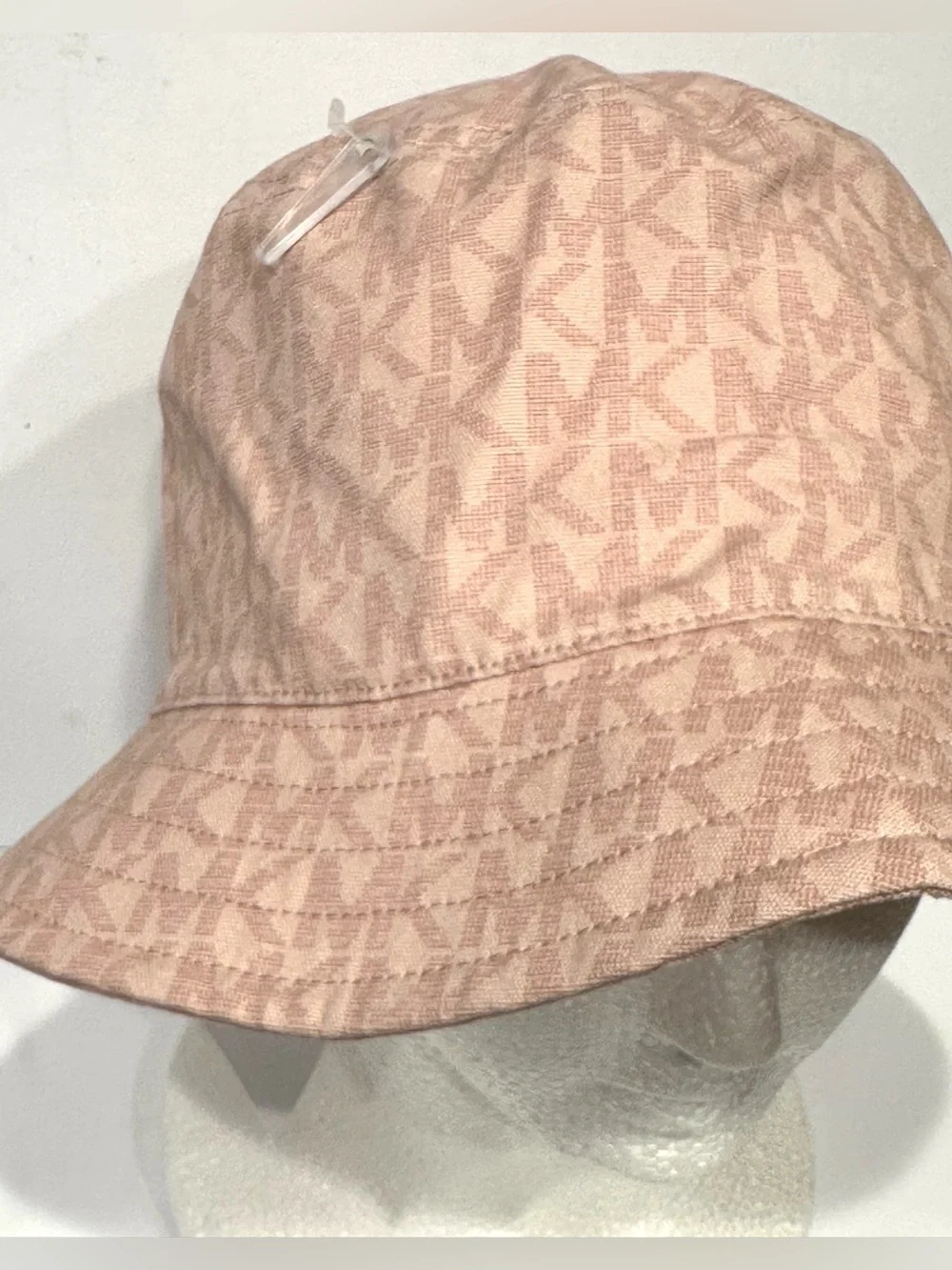 MICHAEL KORS Women’s Size S/M Bucket Hat PINK Signature MK Logo
